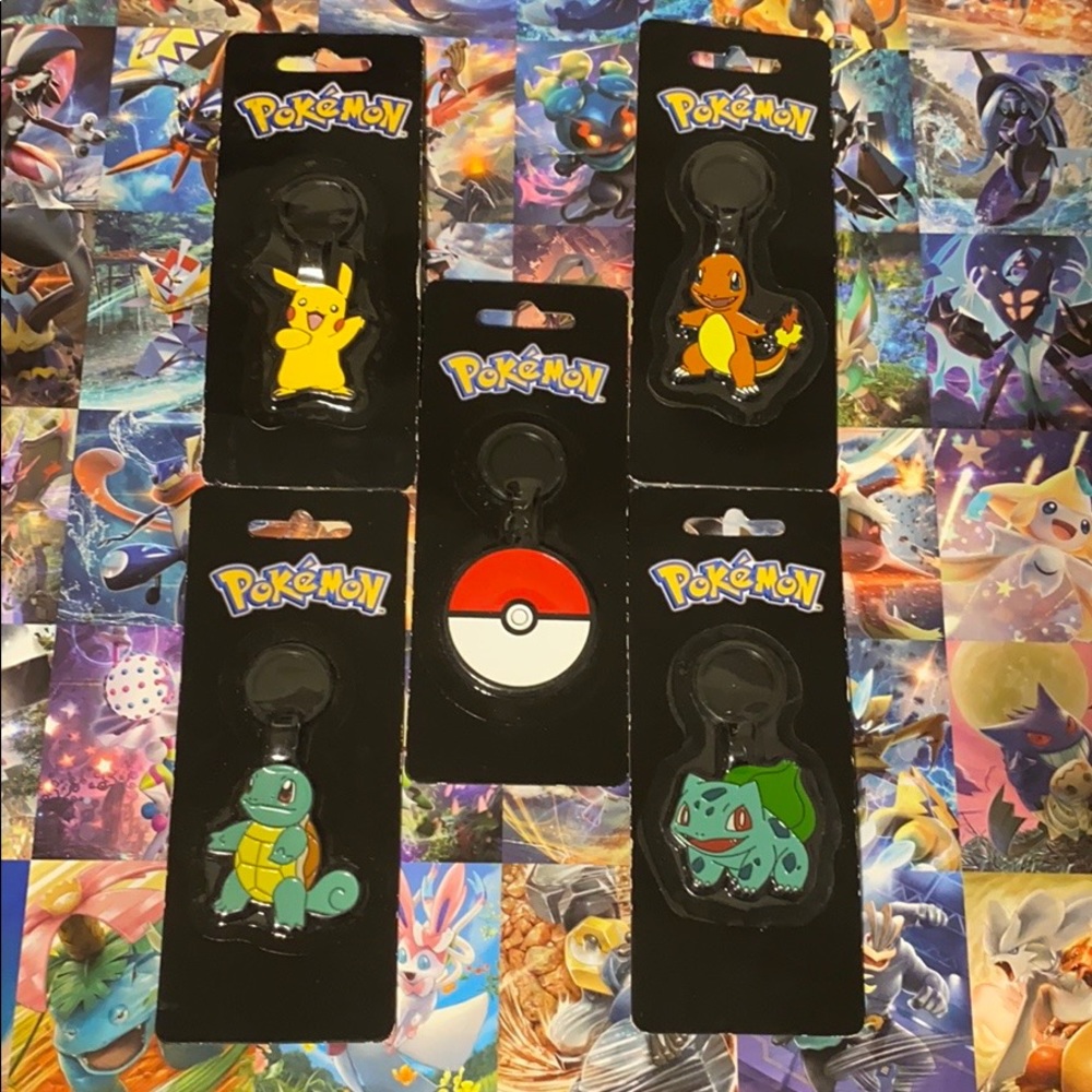 Pokémon Keychain Complete Set
